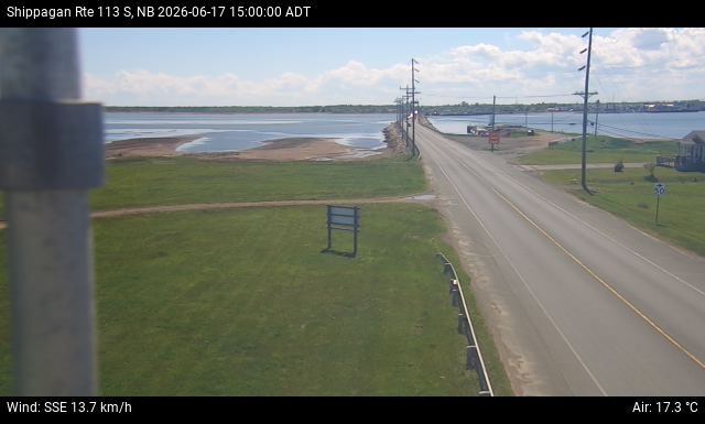 Web Cam image of Shippagan (NB Highway 113)