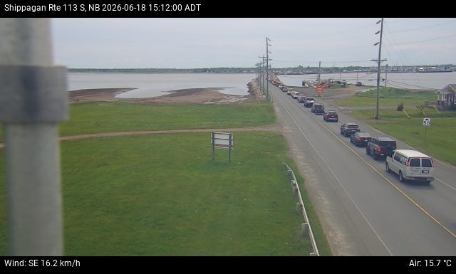 Web Cam image of Shippagan (NB Highway 113)