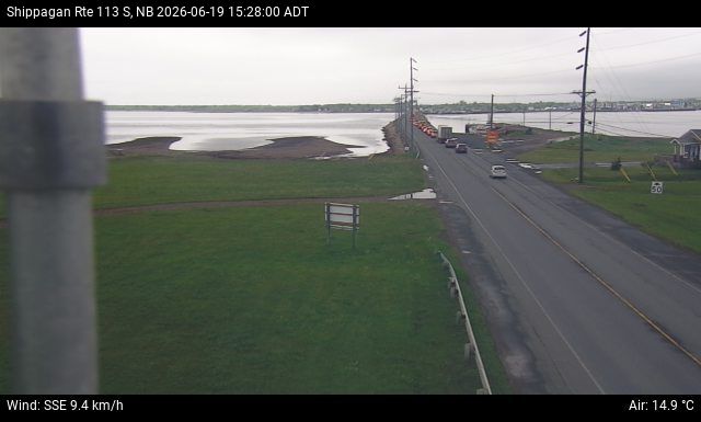 Web Cam image of Shippagan (NB Highway 113)
