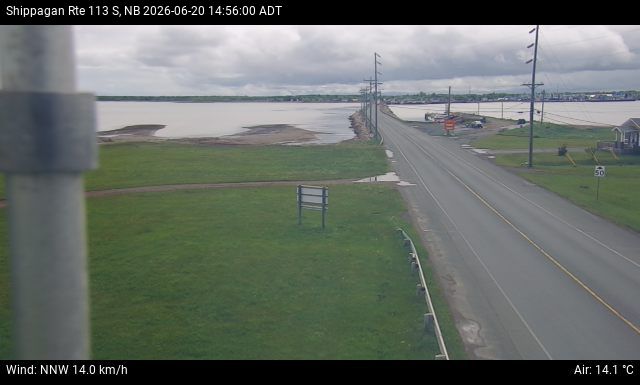 Web Cam image of Shippagan (NB Highway 113)
