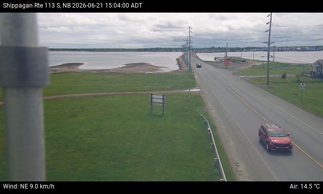 Web Cam image of Shippagan (NB Highway 113)