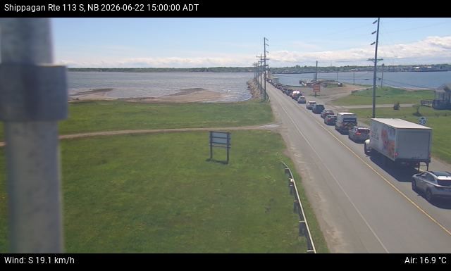 Web Cam image of Shippagan (NB Highway 113)