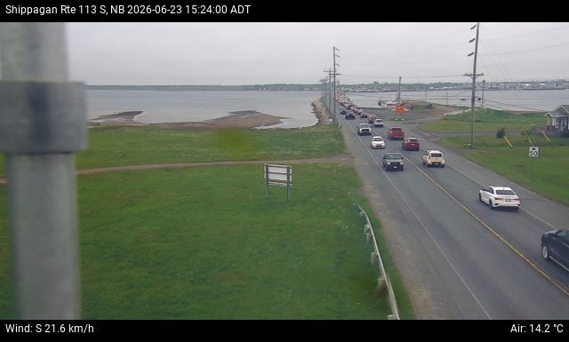 Web Cam image of Shippagan (NB Highway 113)