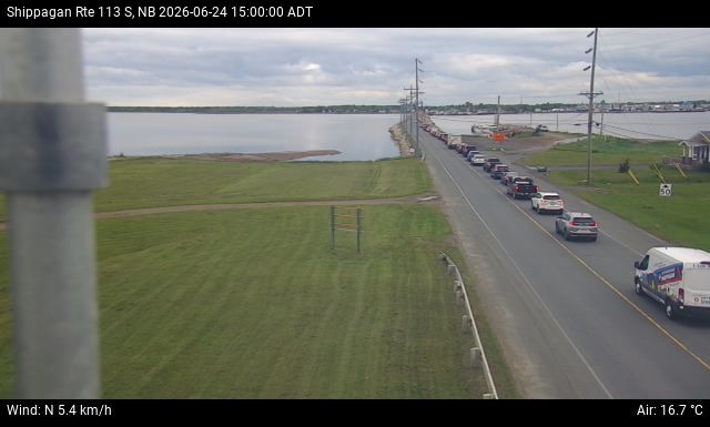 Web Cam image of Shippagan (NB Highway 113)