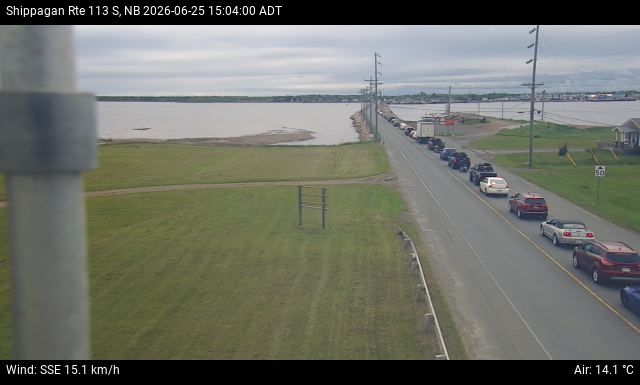 Web Cam image of Shippagan (NB Highway 113)