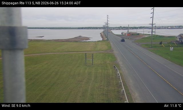 Web Cam image of Shippagan (NB Highway 113)
