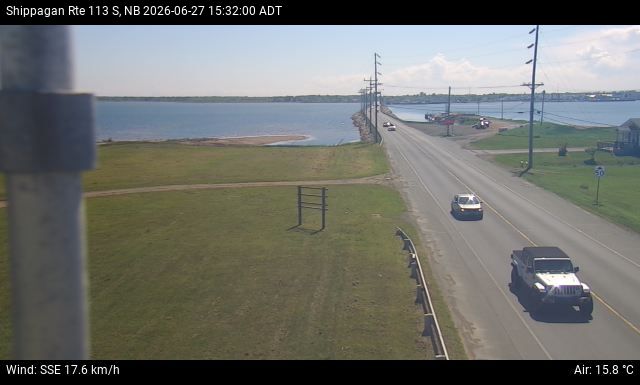 Web Cam image of Shippagan (NB Highway 113)