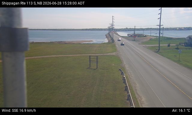 Web Cam image of Shippagan (NB Highway 113)
