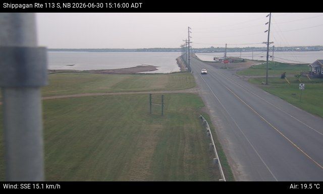 Web Cam image of Shippagan (NB Highway 113)
