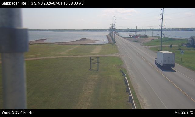 Web Cam image of Shippagan (NB Highway 113)