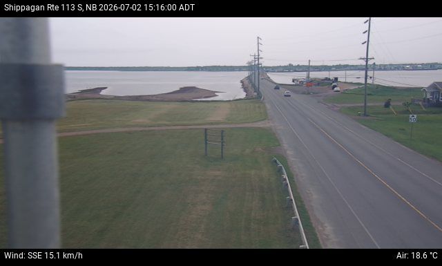 Web Cam image of Shippagan (NB Highway 113)
