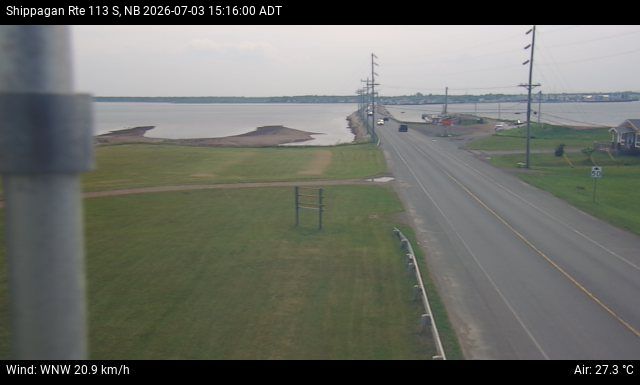 Web Cam image of Shippagan (NB Highway 113)