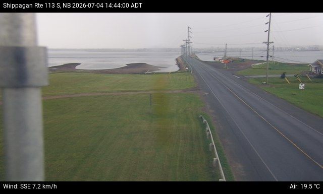 Web Cam image of Shippagan (NB Highway 113)