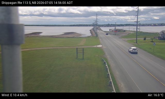 Web Cam image of Shippagan (NB Highway 113)