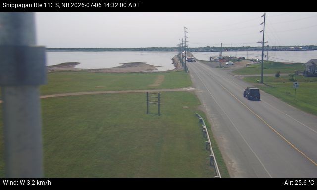 Web Cam image of Shippagan (NB Highway 113)