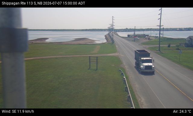 Web Cam image of Shippagan (NB Highway 113)