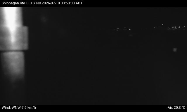Web Cam image of Shippagan (NB Highway 113)