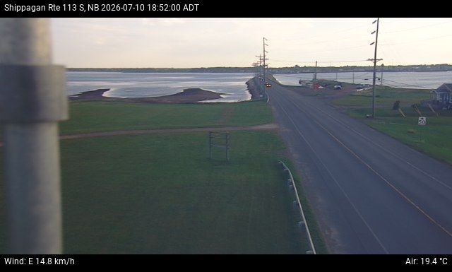 Web Cam image of Shippagan (NB Highway 113)