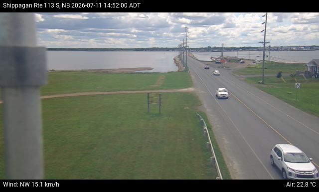 Web Cam image of Shippagan (NB Highway 113)