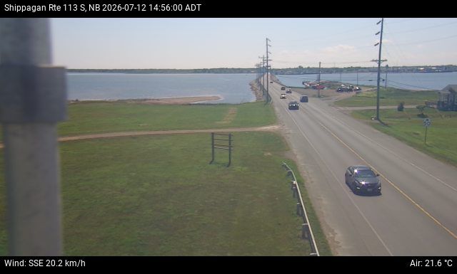 Web Cam image of Shippagan (NB Highway 113)
