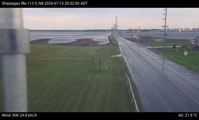 Web Cam image of Shippagan (NB Highway 113)