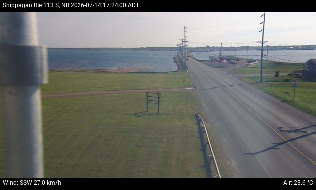 Web Cam image of Shippagan (NB Highway 113)