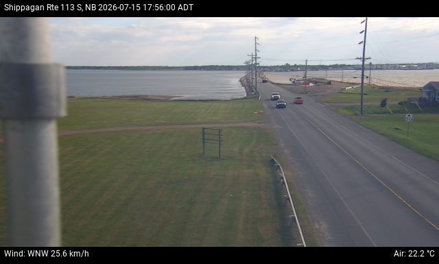 Web Cam image of Shippagan (NB Highway 113)