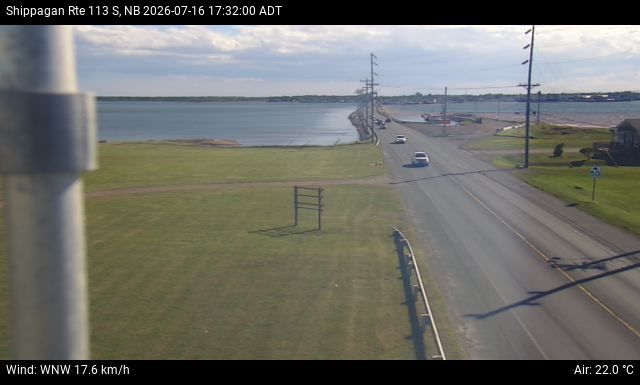 Web Cam image of Shippagan (NB Highway 113)