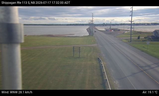 Web Cam image of Shippagan (NB Highway 113)