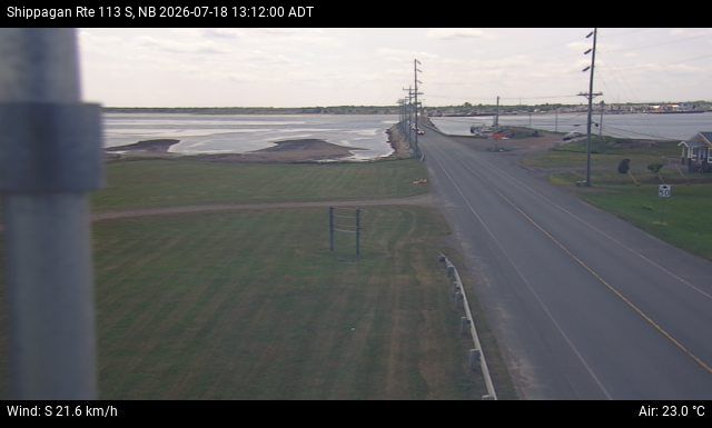 Web Cam image of Shippagan (NB Highway 113)