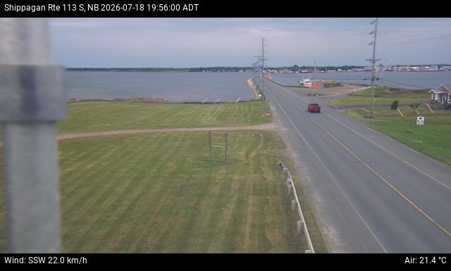 Web Cam image of Shippagan (NB Highway 113)