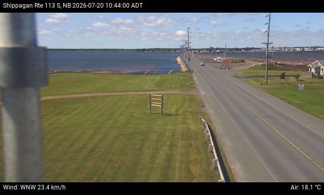 Web Cam image of Shippagan (NB Highway 113)