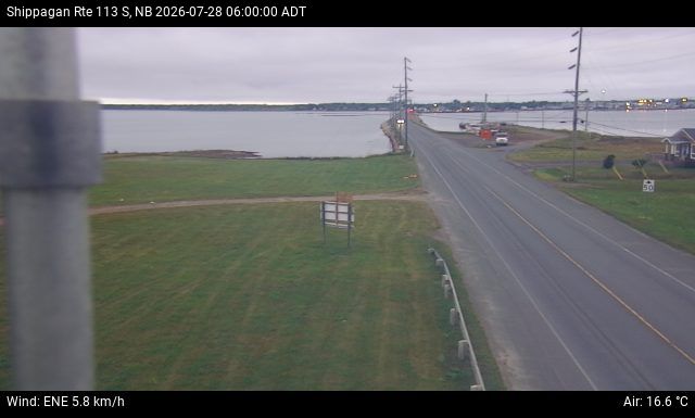 Web Cam image of Shippagan (NB Highway 113)