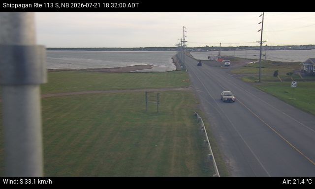 Web Cam image of Shippagan (NB Highway 113)