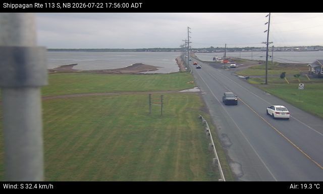 Web Cam image of Shippagan (NB Highway 113)