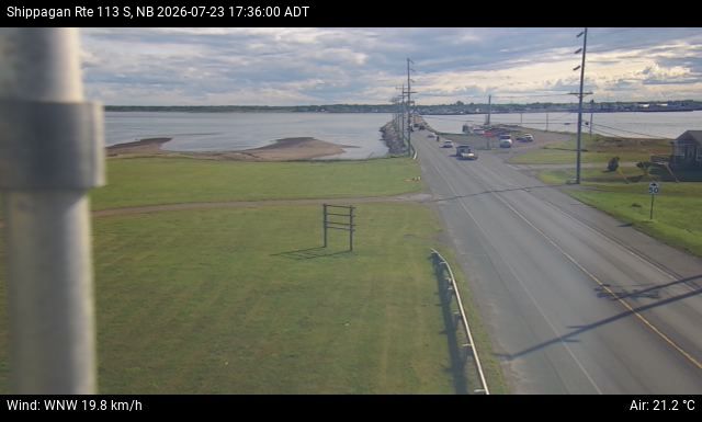 Web Cam image of Shippagan (NB Highway 113)