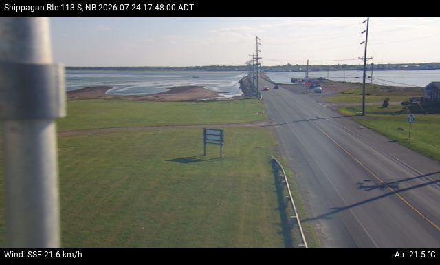 Web Cam image of Shippagan (NB Highway 113)