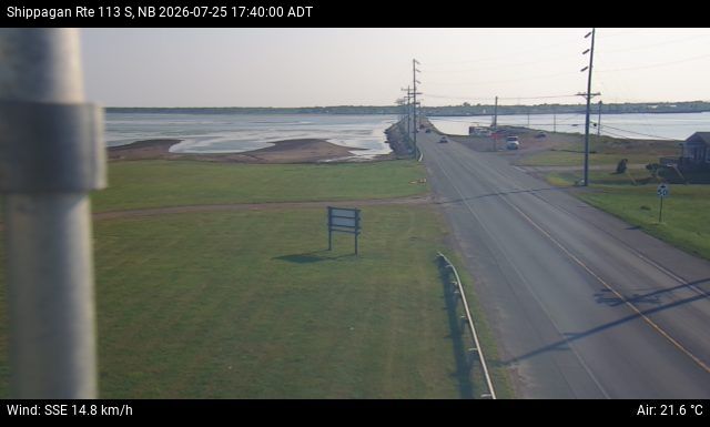 Web Cam image of Shippagan (NB Highway 113)