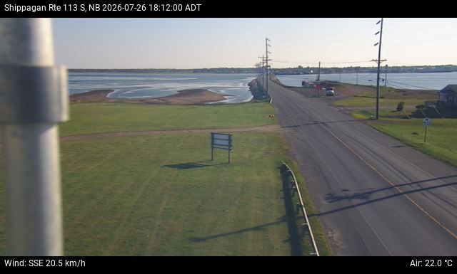 Web Cam image of Shippagan (NB Highway 113)