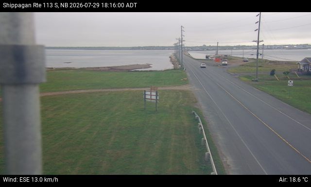 Web Cam image of Shippagan (NB Highway 113)