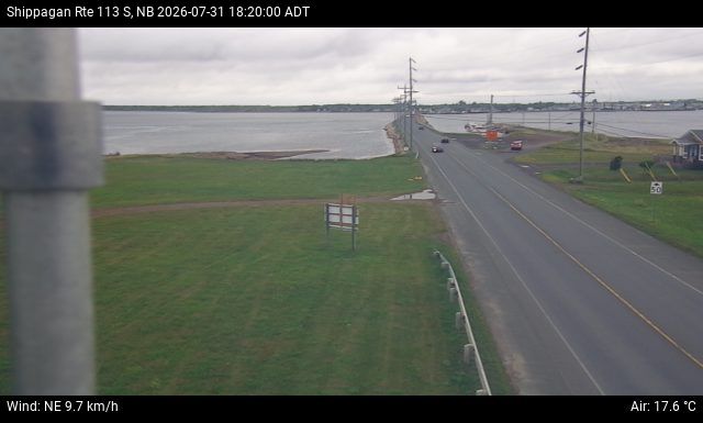 Web Cam image of Shippagan (NB Highway 113)