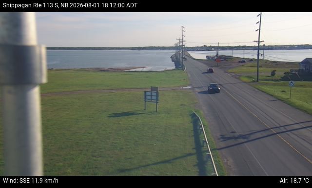 Web Cam image of Shippagan (NB Highway 113)