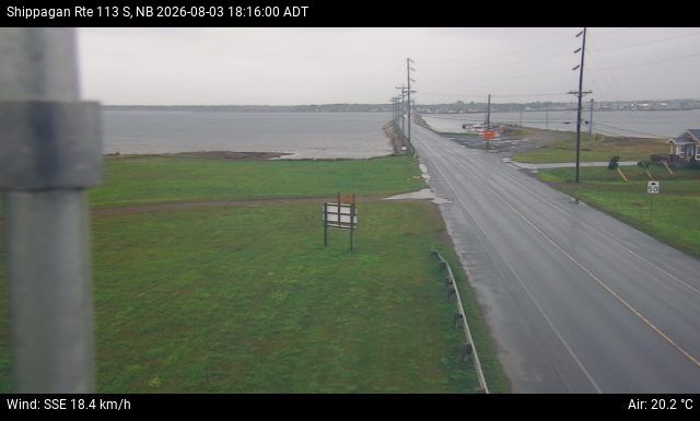 Web Cam image of Shippagan (NB Highway 113)