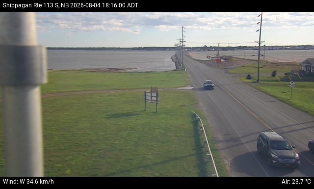 Web Cam image of Shippagan (NB Highway 113)