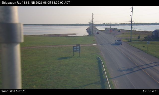 Web Cam image of Shippagan (NB Highway 113)
