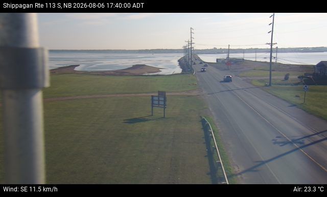 Web Cam image of Shippagan (NB Highway 113)