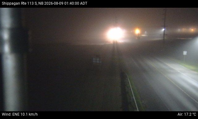 Web Cam image of Shippagan (NB Highway 113)
