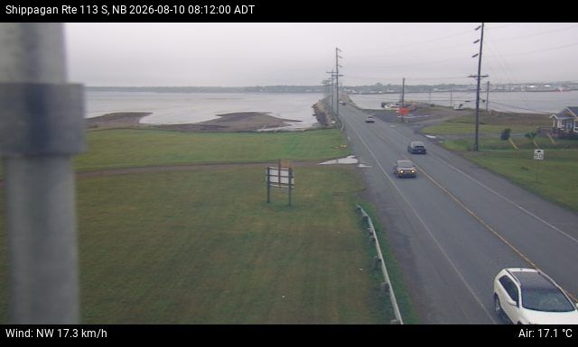 Web Cam image of Shippagan (NB Highway 113)