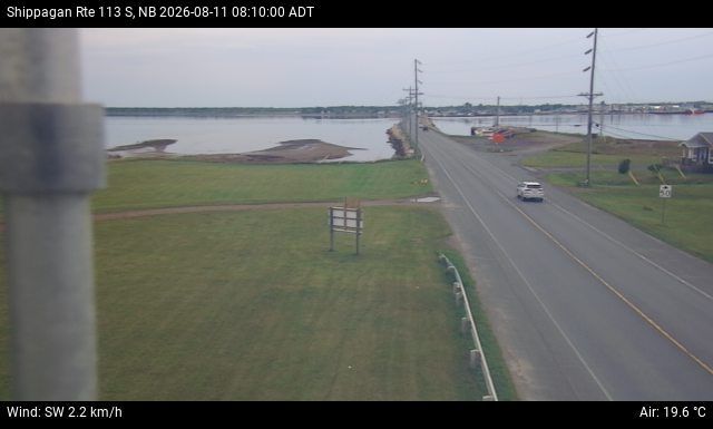 Web Cam image of Shippagan (NB Highway 113)