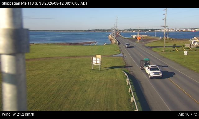 Web Cam image of Shippagan (NB Highway 113)